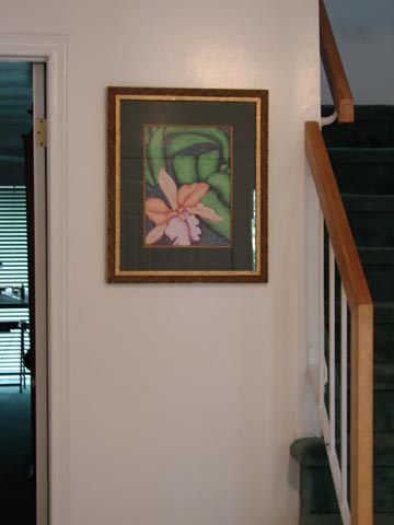 Cropped Cattleya in a Frame, limited edition giclee print, Renee FW Lichtman