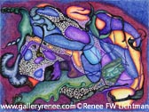 Dragon's Breath, Ballpoint Pen Art, Renee FW Lichtman