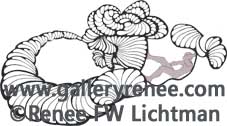 Figure It,Limited Edition Giclee Print, Fantasy Art, Pen and Ink Art,Renee FW Lichtman