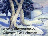 Winter, Landscape Art, Renee FW Lichtman