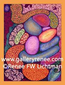"Ashley" Ballpoint Pen Drawing, Ballpoint Pen Art Gallery, Fine Art for Sale from Artist Renee FW Lichtman