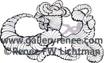 Figure It Extended, Fine Art for Sale, Pen and Ink Art Gallery, Artist Renee FW Lichtman