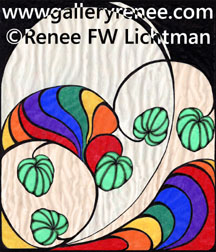 "Tracing Paper" Colored Pencil and Rapidograph Ink Drawing, Botanical and Floaral Art Gallery, Fine Art for Sale from Artist Renee FW Lichtman
